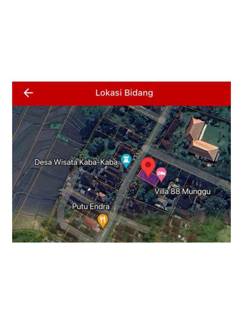 [FOR SALE] Tanah 2,11 Are Kaba-Kaba