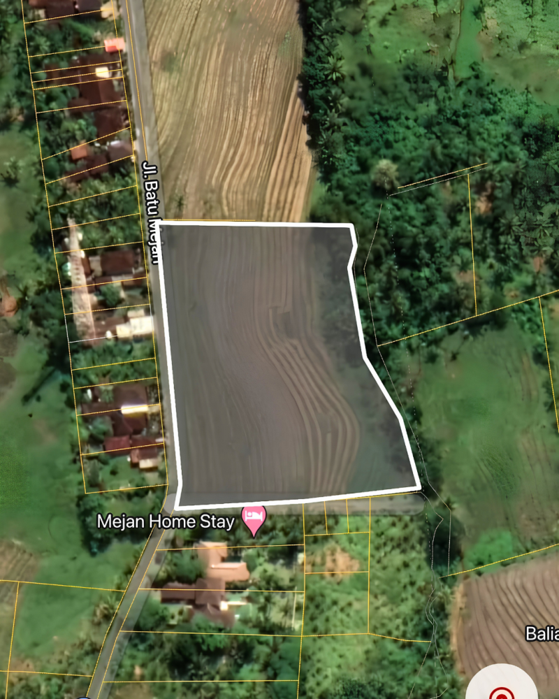 [FOR SALE] Tanah 72 Are Pantai Batu Mejan, Tabanan